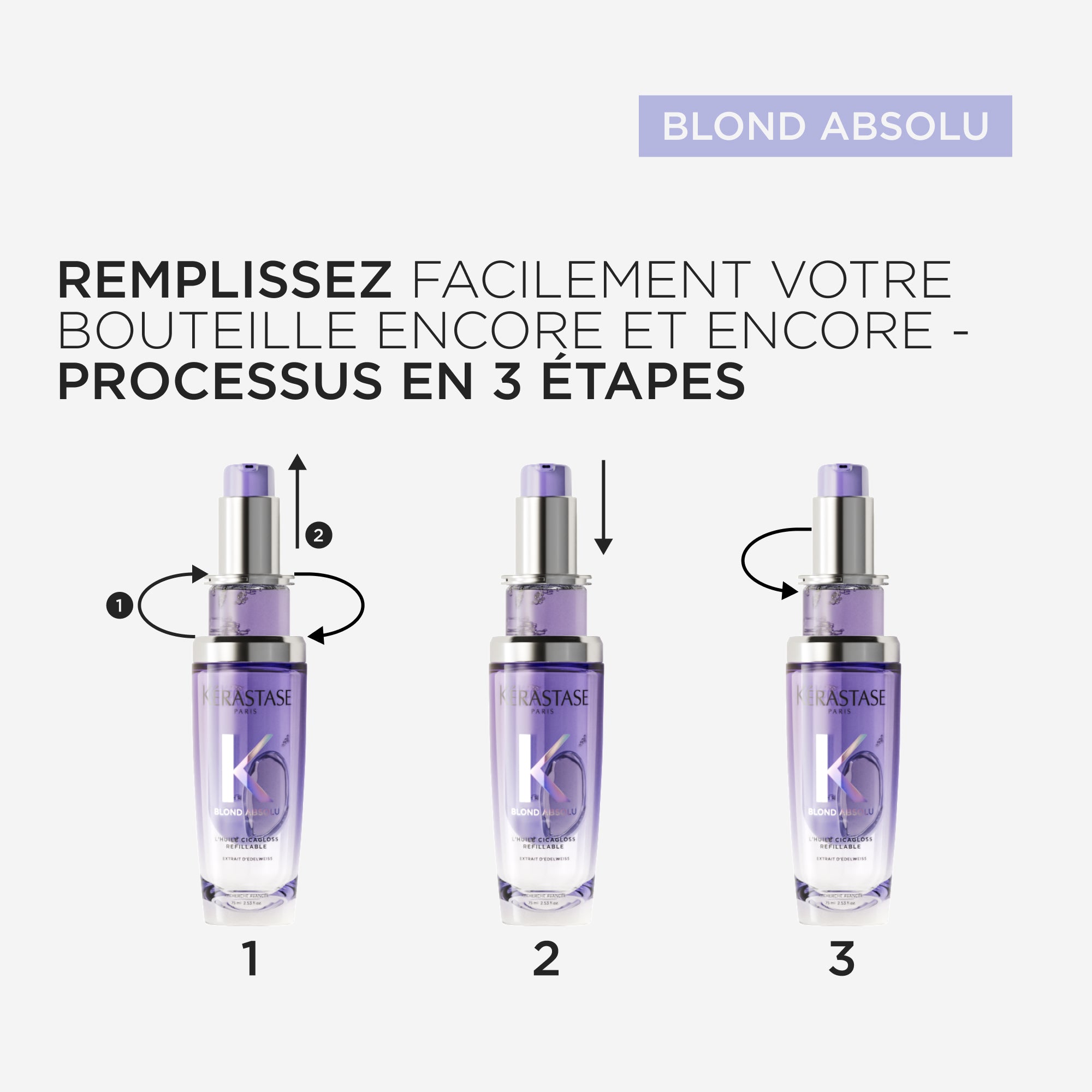 L'Huile Cicagloss rechargeable