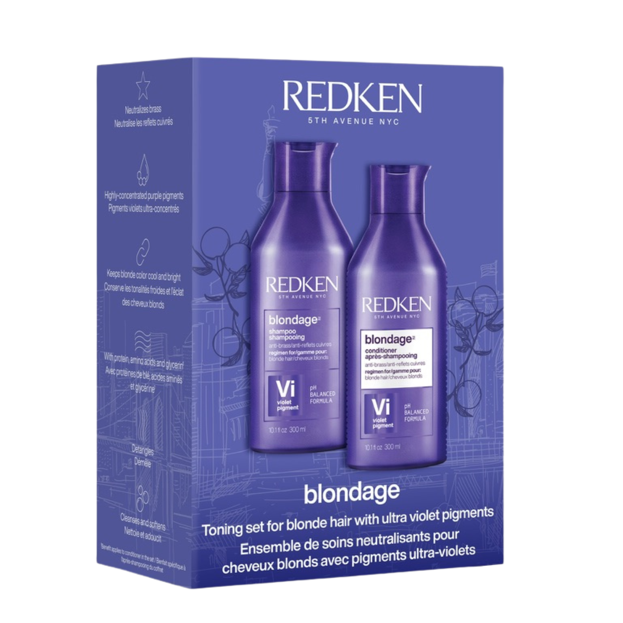 Duo redken soins de luxe color extend blondage