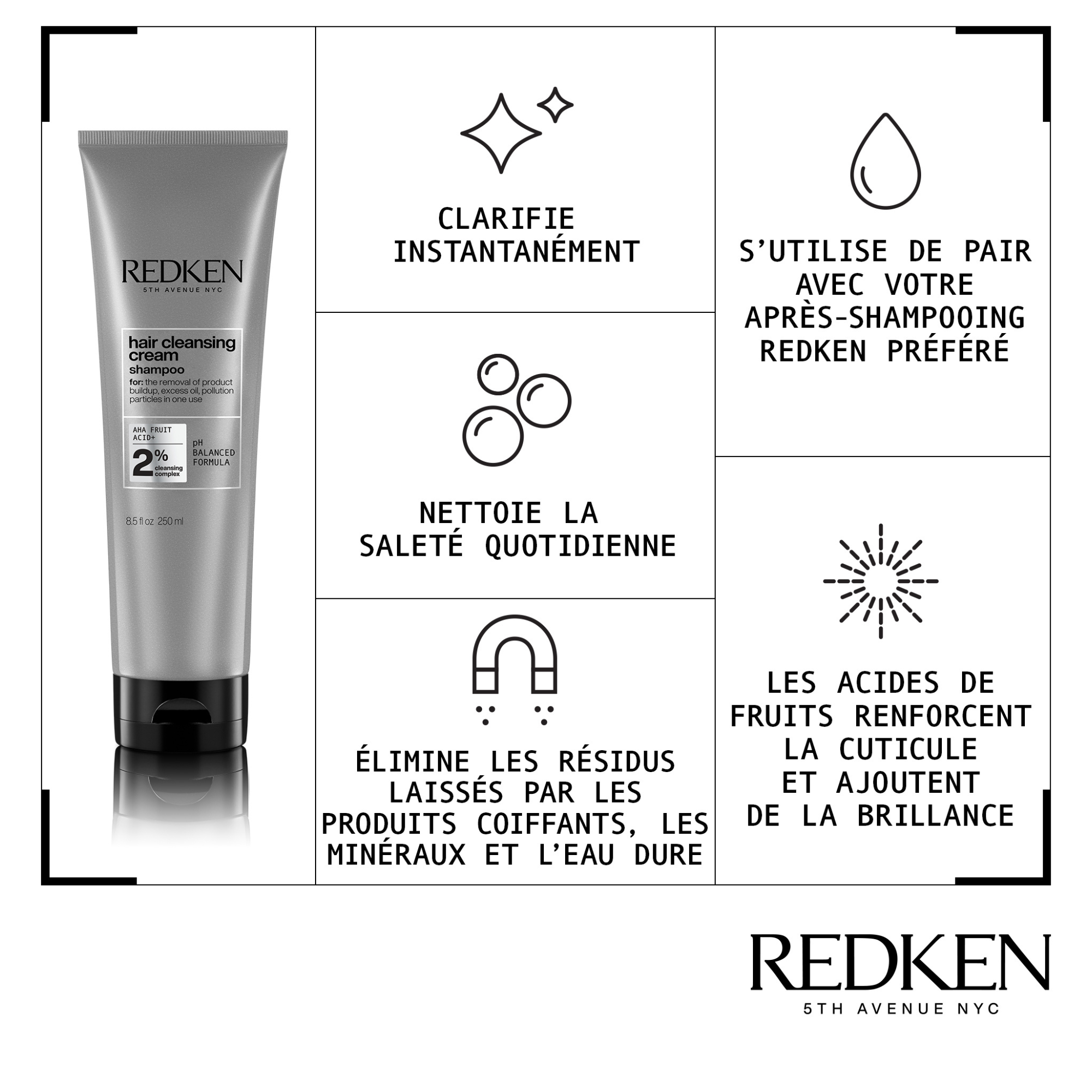 Shampoing Redken Hair Cleansing Cream 1L
