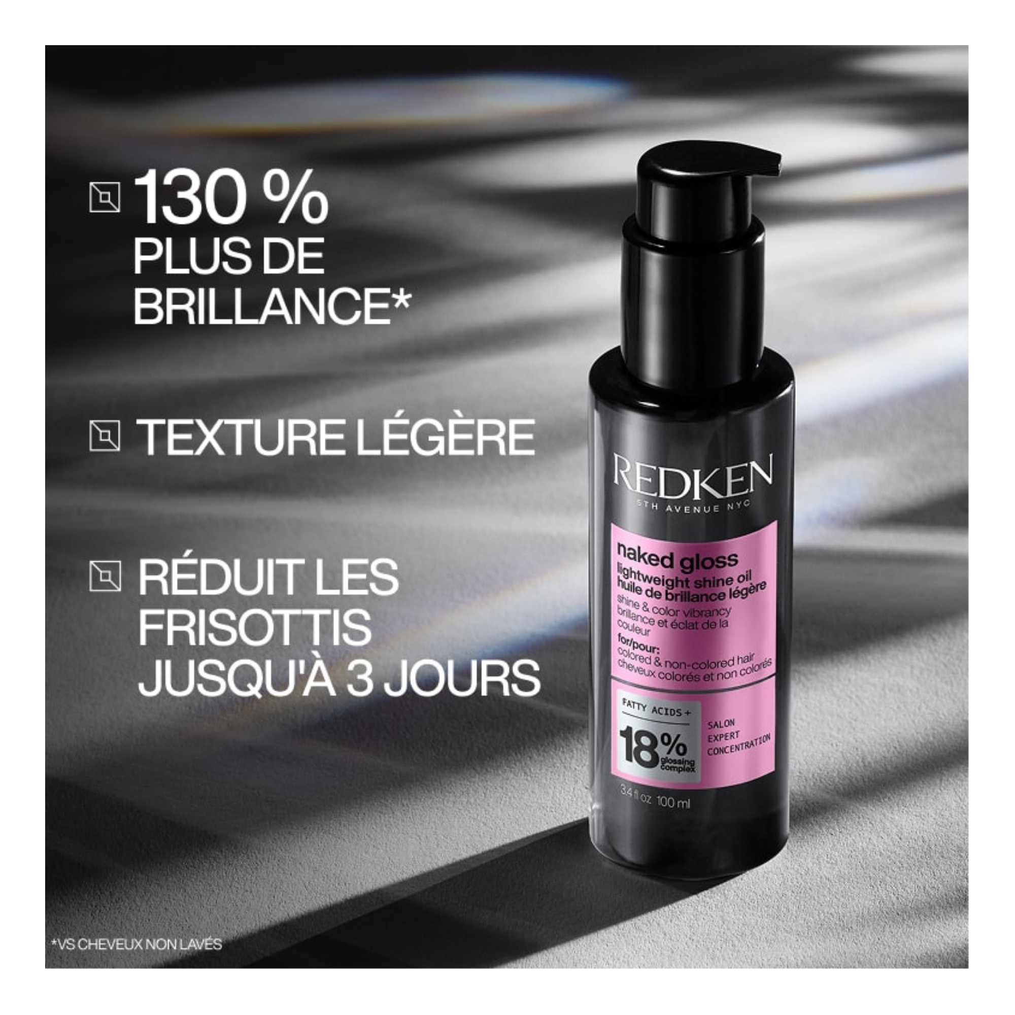 Redken Huile De Brillance Légère Naked Gloss 100ML