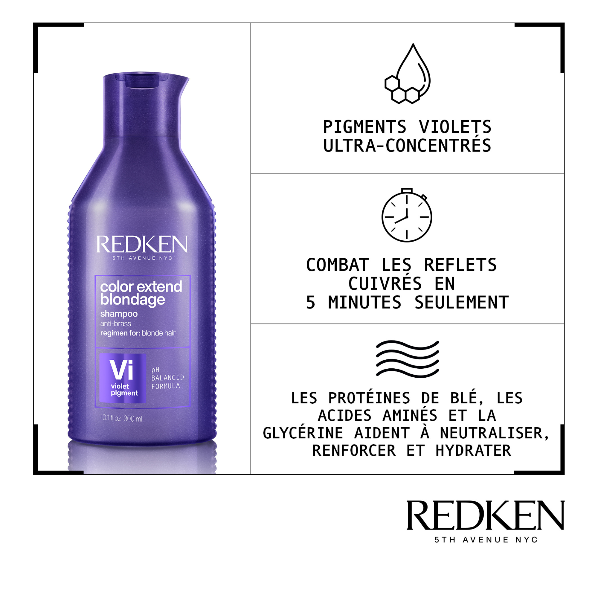 Shampoing Redken colour Extend Blondage 1L