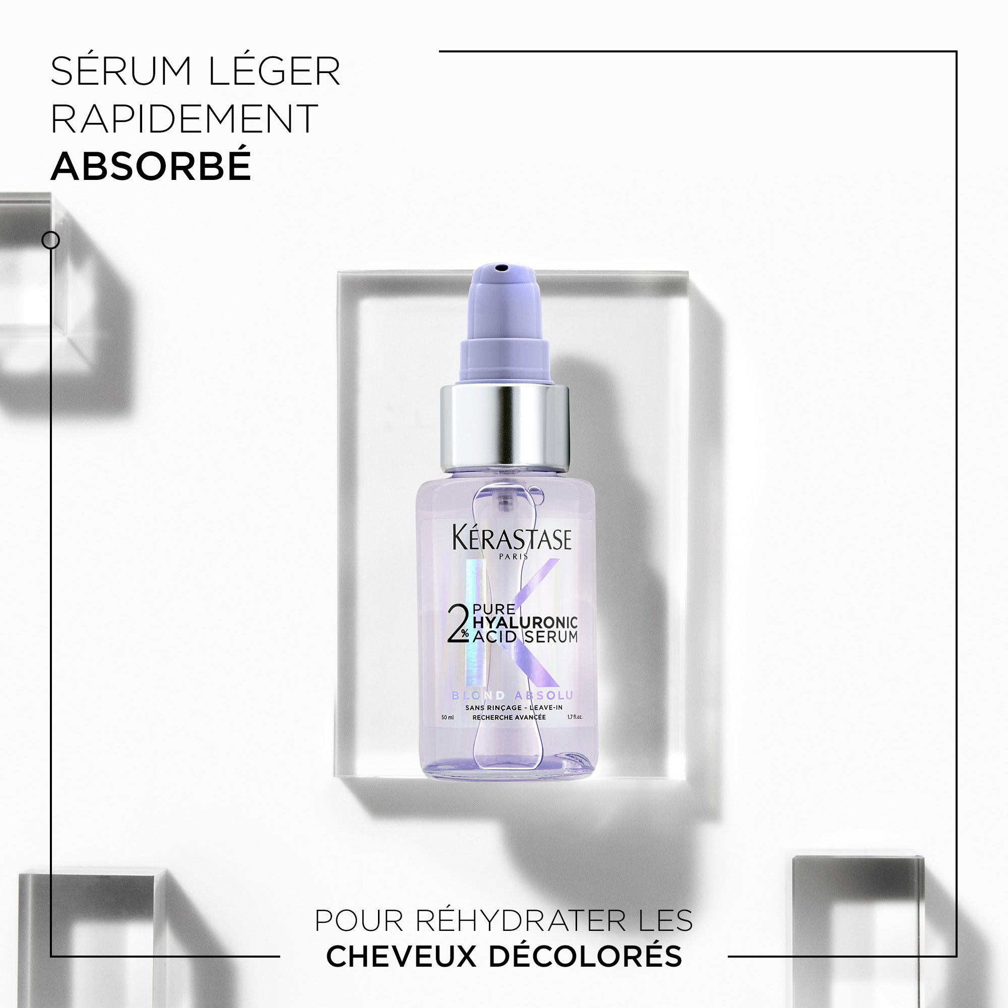 Sérum avec 2% d'Acide Hyaluronique Pur