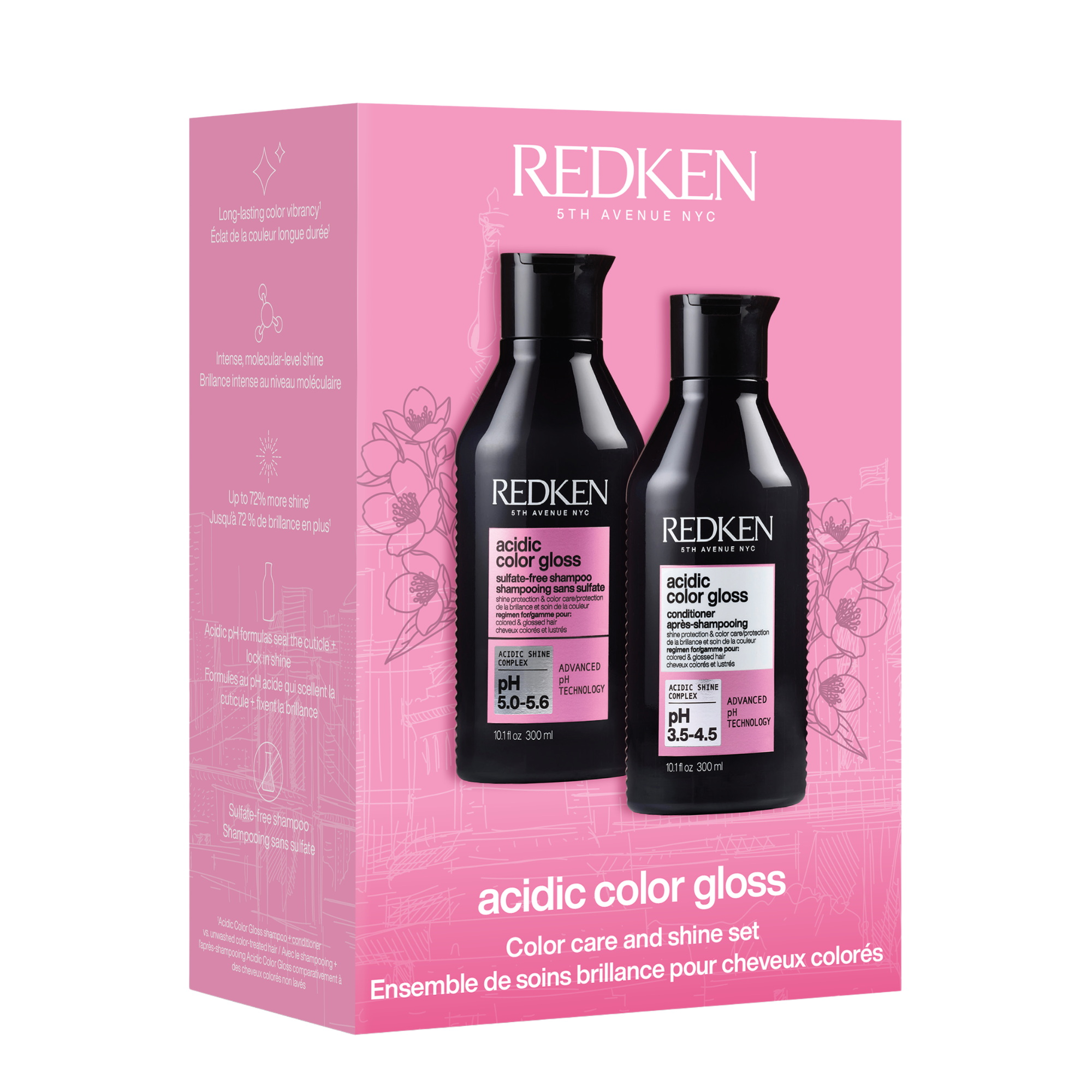 Duo redken soins de luxe + acidic color gloss
