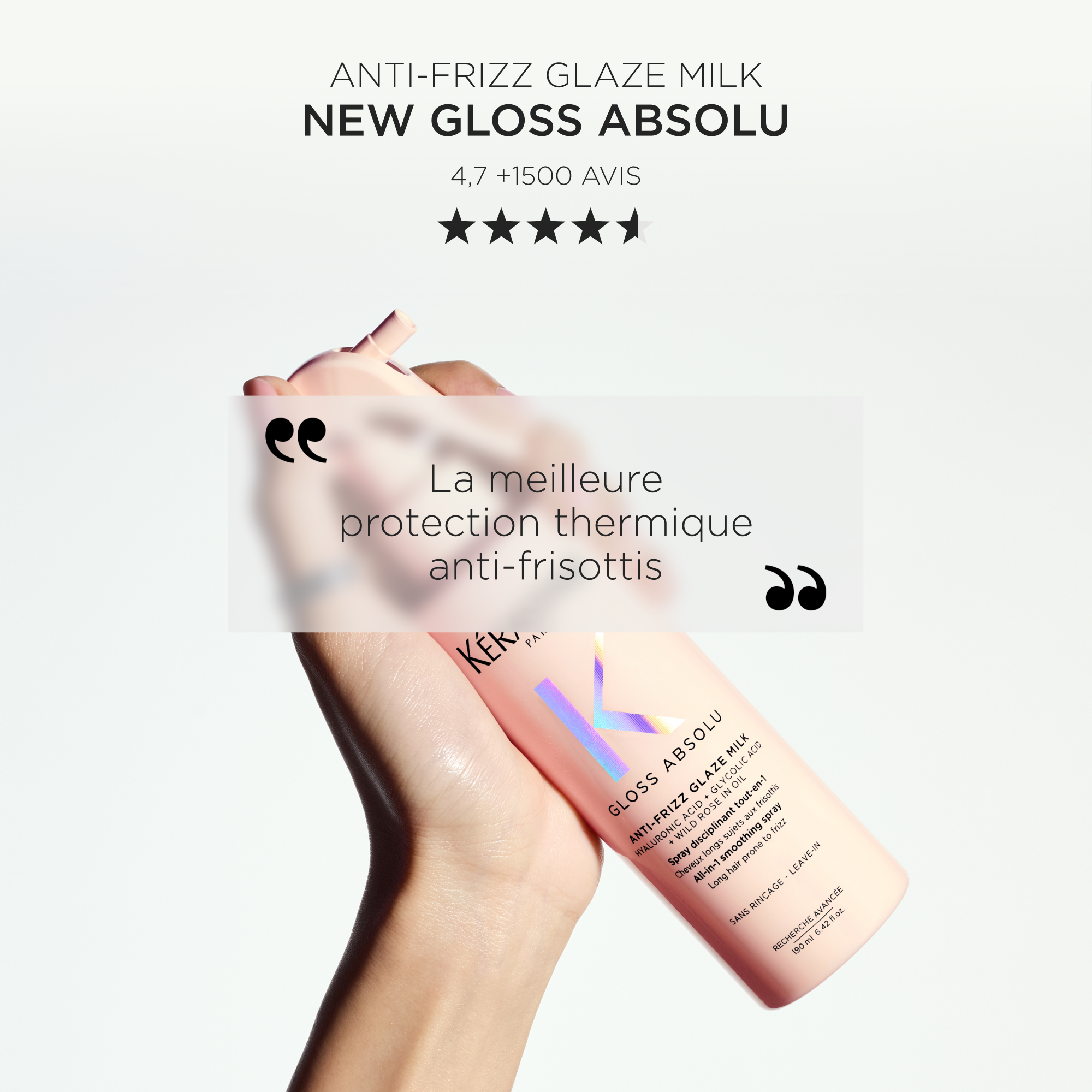 Spray Anti-Frizz Glaze Milk
