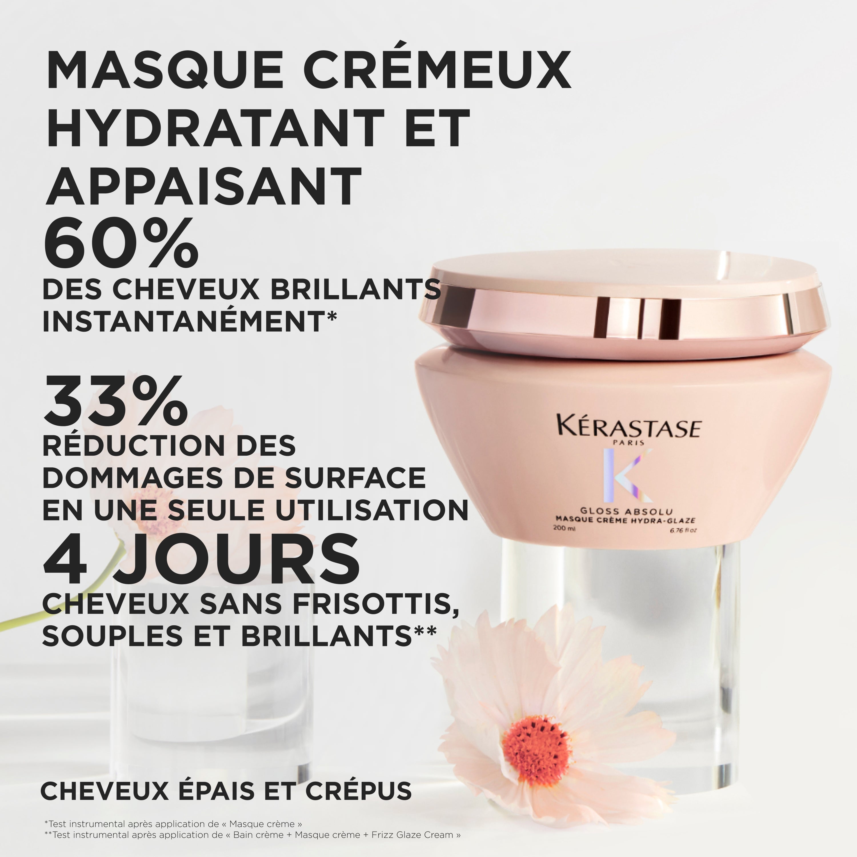 Masque crème hydra-glaze