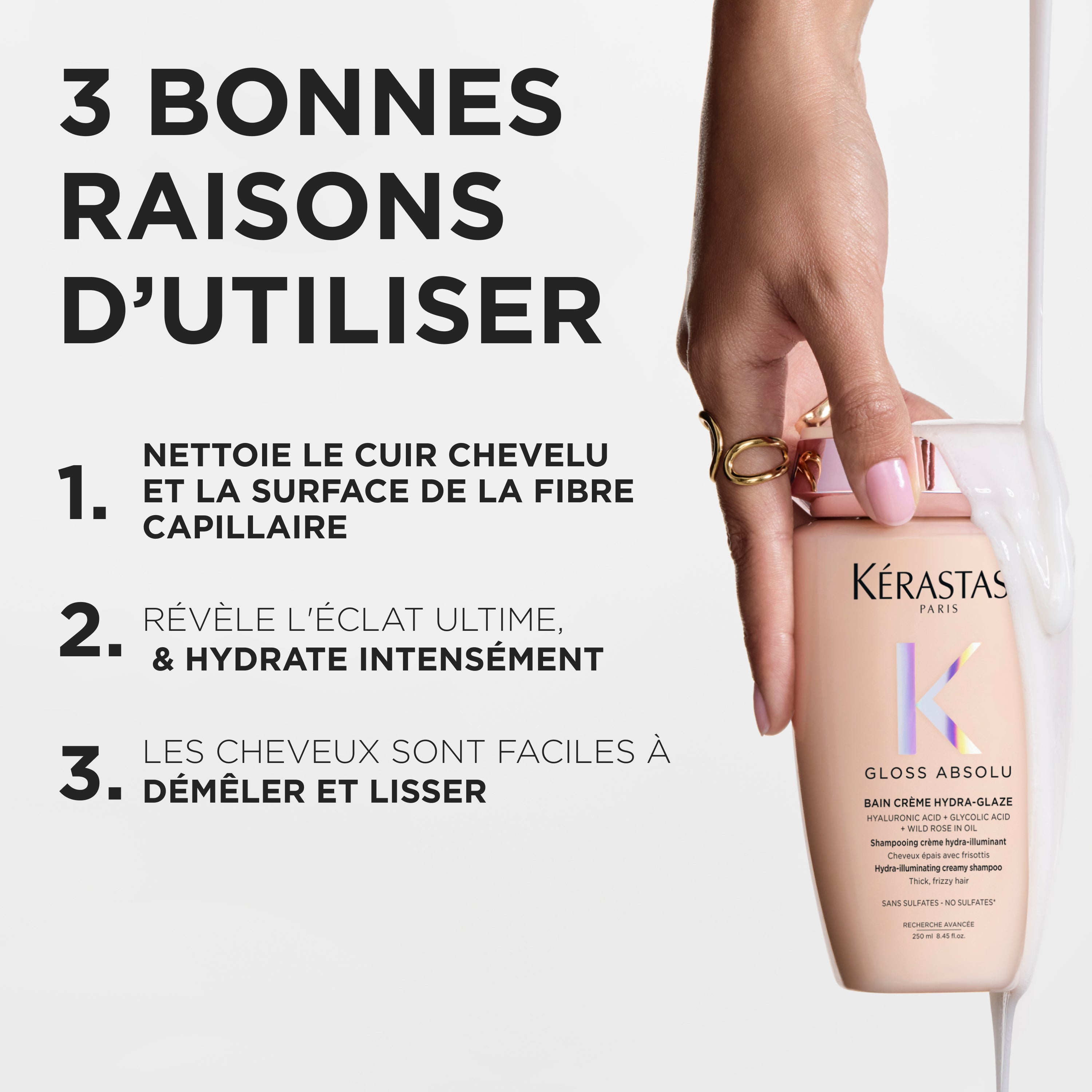 Bain crème hydra-glaze