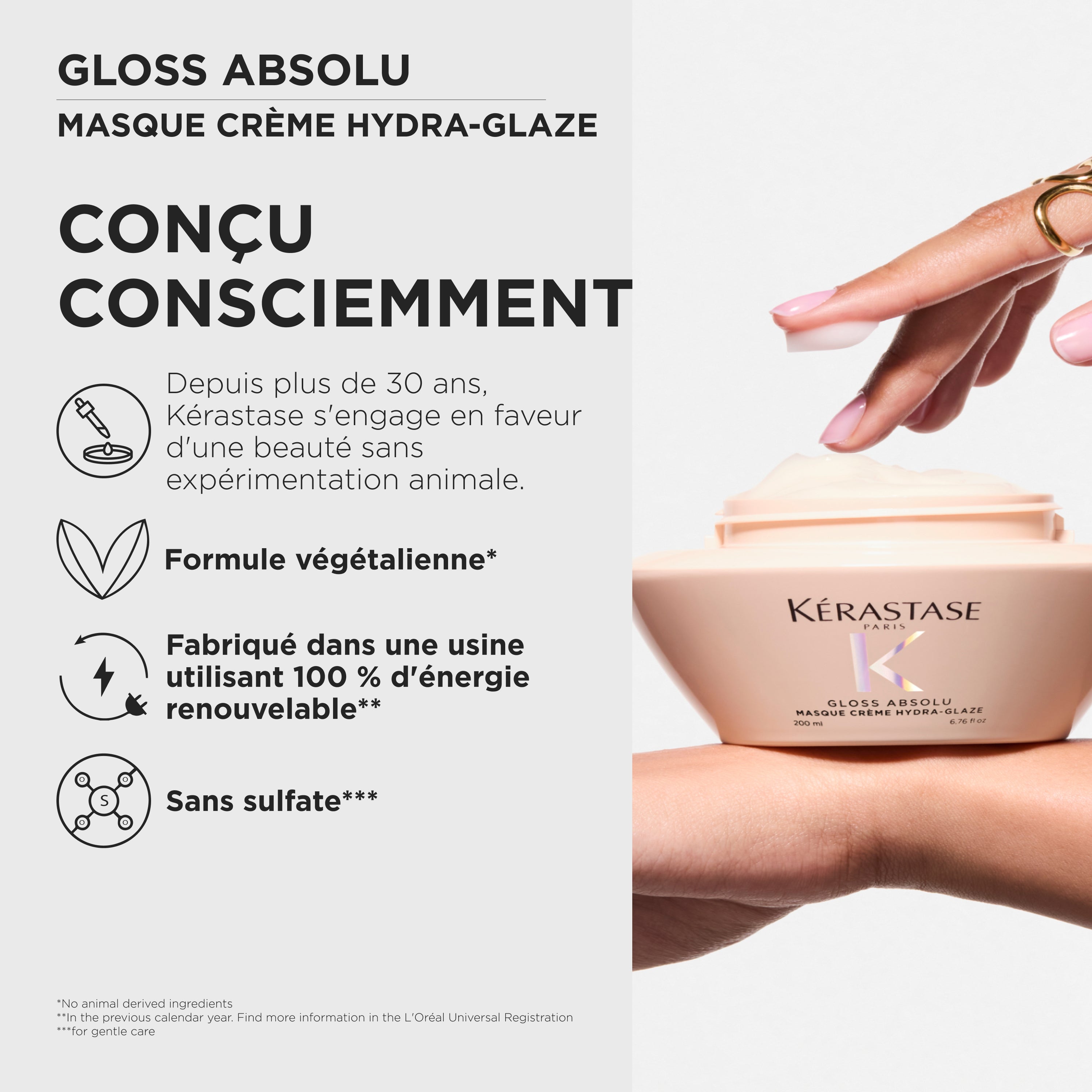 Masque crème hydra-glaze