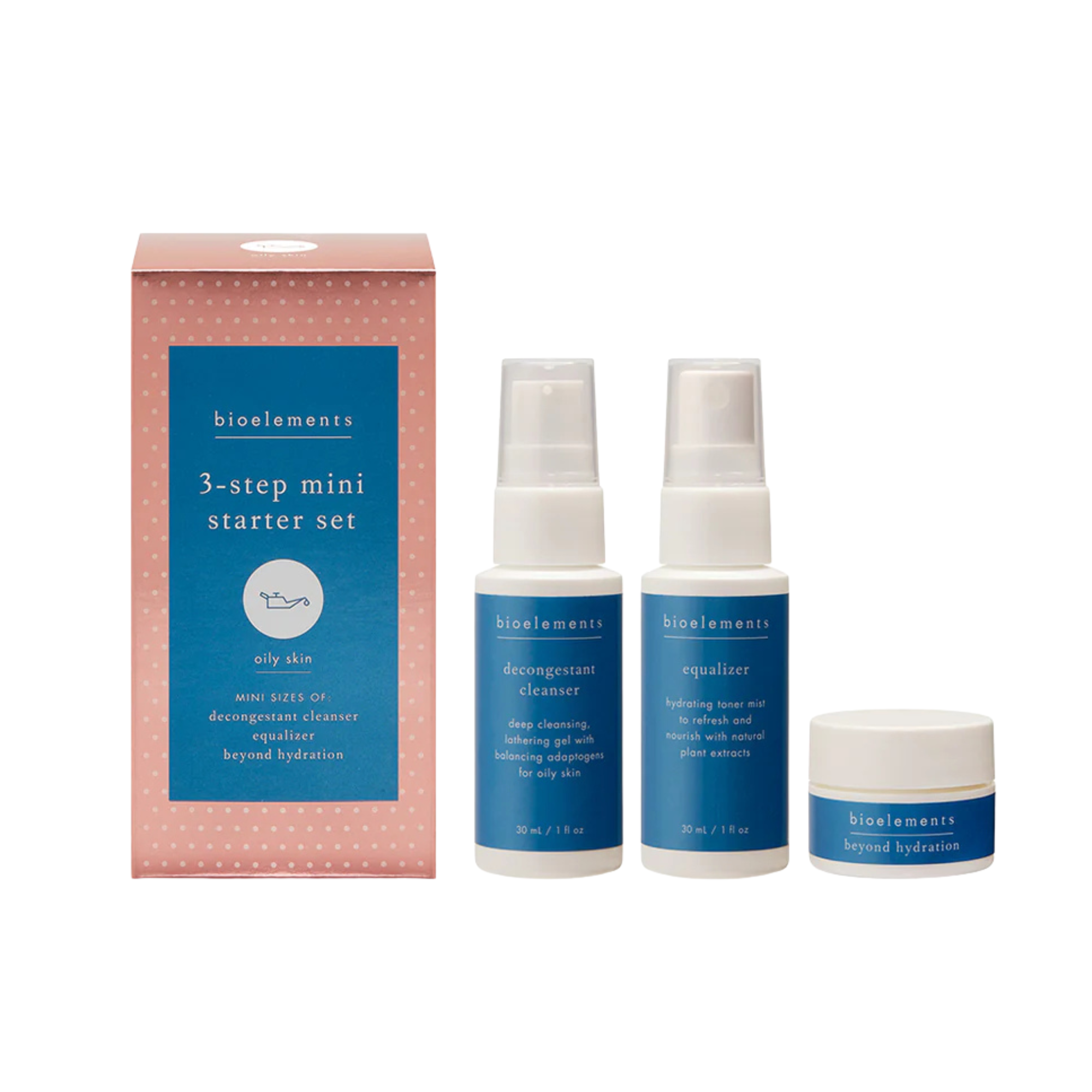 Oily skin 3 step starter set