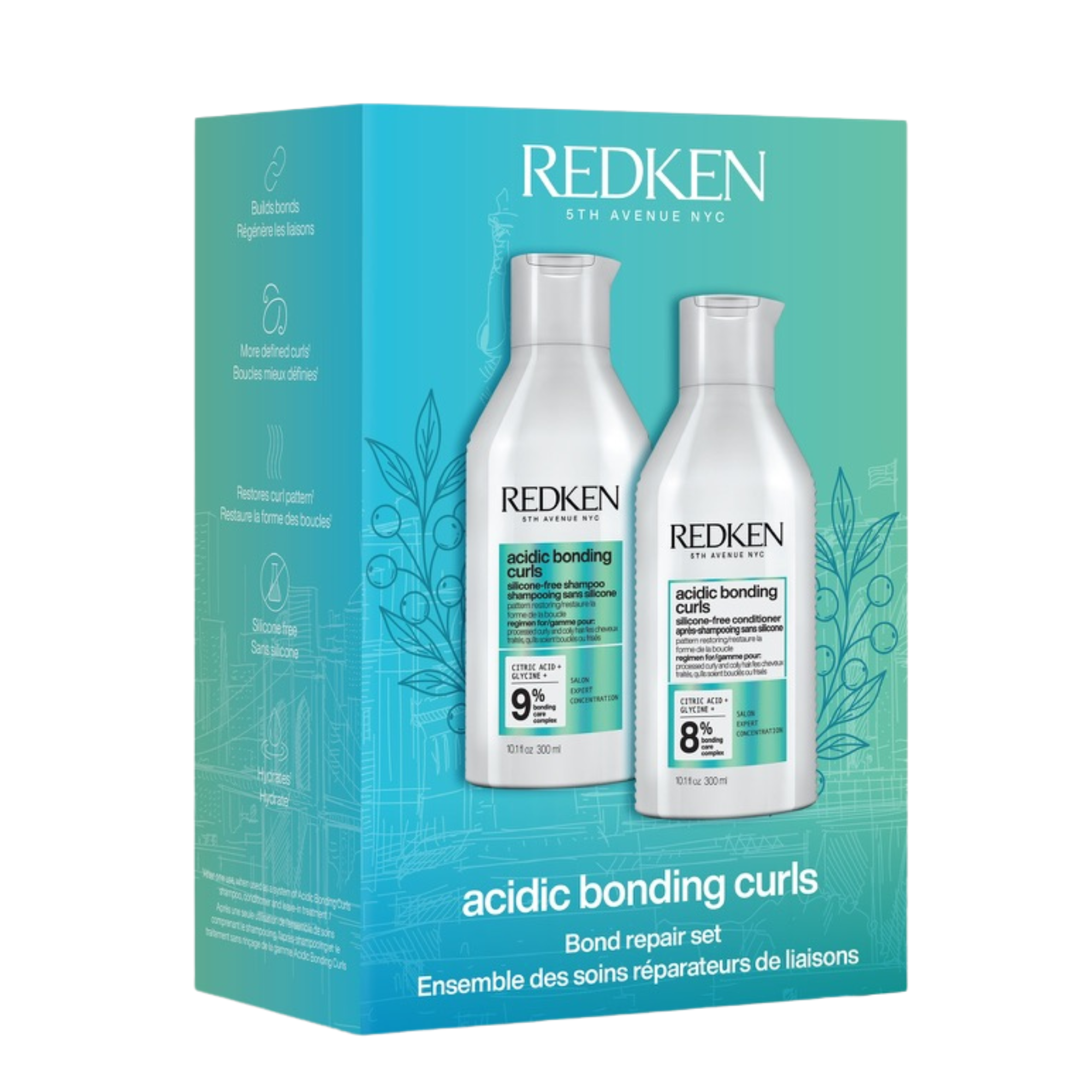Duo redken soins de luxe + acidic bonding curls