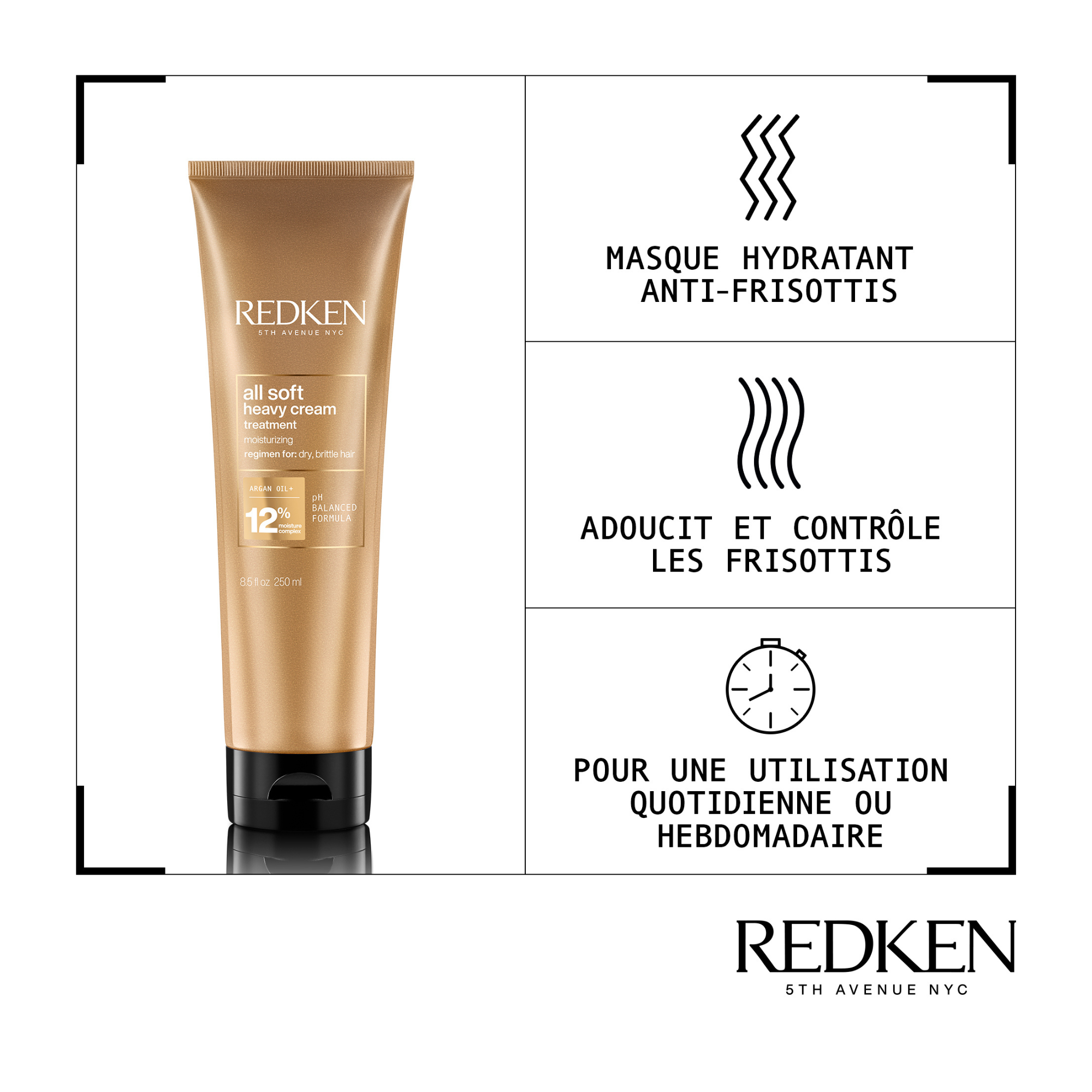 Redken Traitement All Soft Heavy Cream Masque 250ML