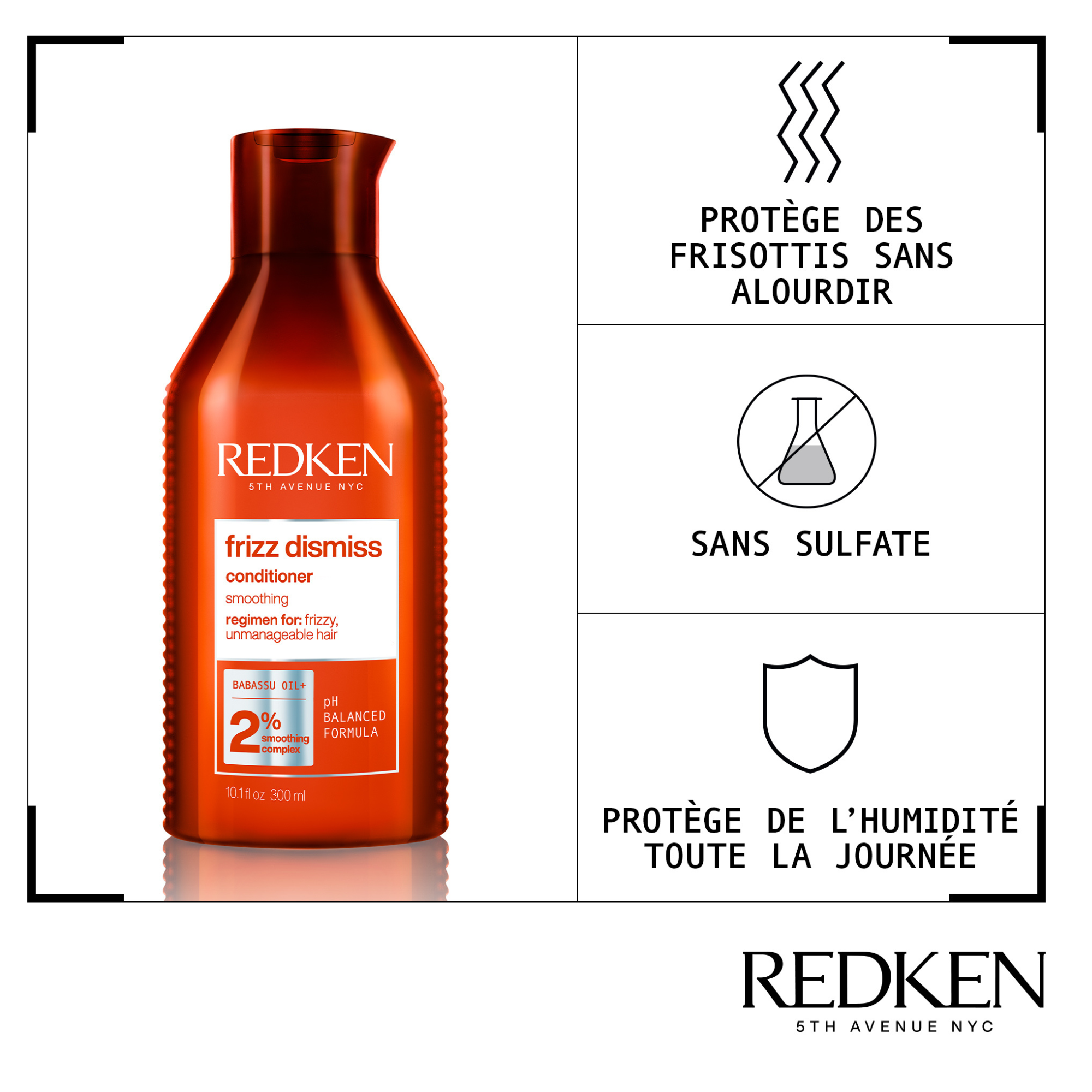 Après-shampoing Redken Frizz Dismiss 1L